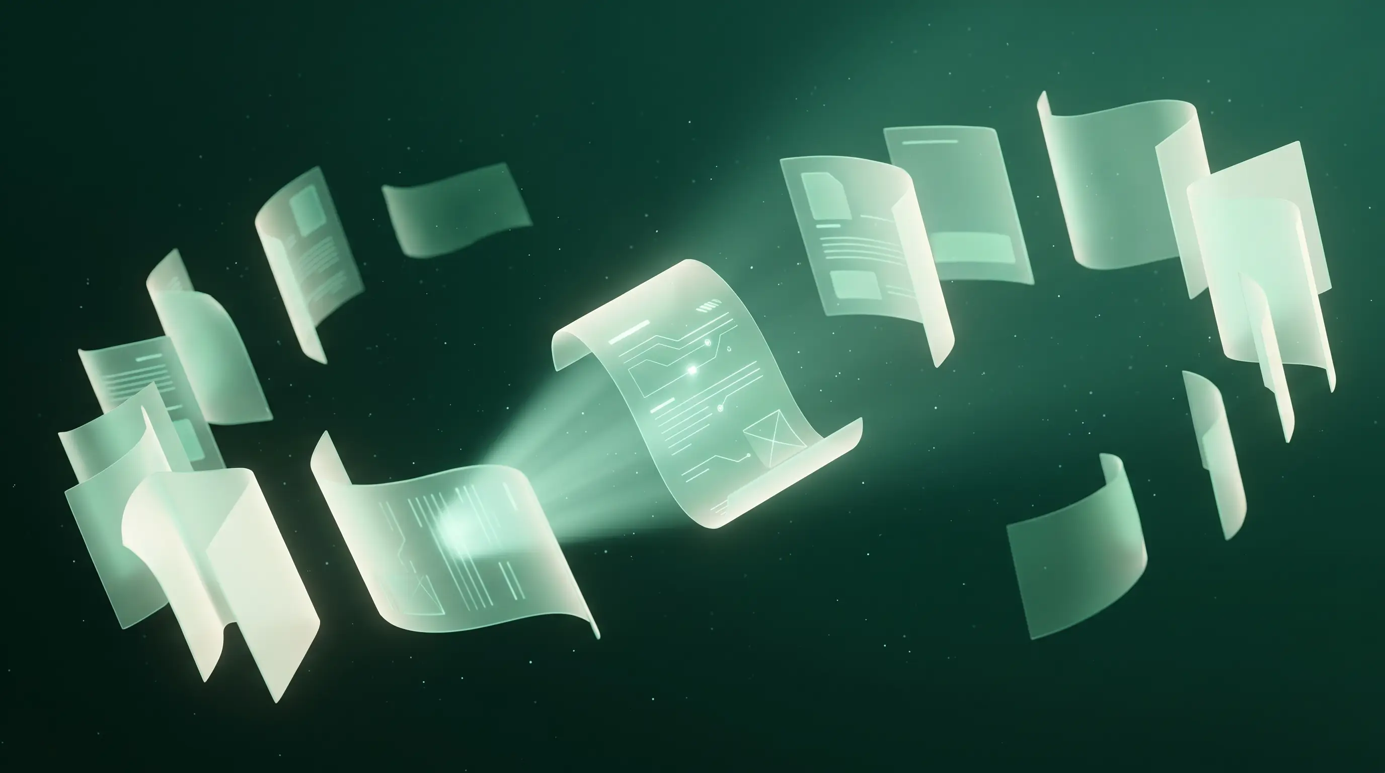 Analyse de documents — illustration Klova Studio